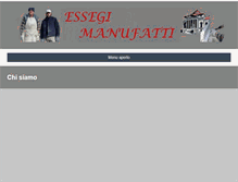 Tablet Screenshot of essegimanufatti.com